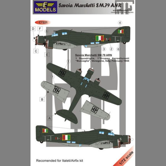 LF Models C7221 1/72 SM 79 in ANR Part IV.