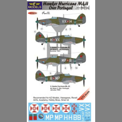 LF Models C72216 1/72 Hawker Hurricane Mk.II over Portugal Part II.