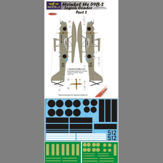 LF Models C72225 1/72 Heinkel He 59B-2 Legion Condor part 2. LF Models C72225 1/72 Heinkel He 59B-2 Legion Condor part 2.