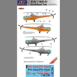 LF Models C72232 1/72 Sikorsky S-51/WS-51 over Holland/Italy
