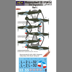 LF Models C72234 1/72 Messerschmitt Bf 109E-3a over Yugoslavia part 1