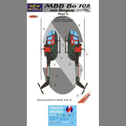 LF Models C72240 1/72 MBB Bo 105 over Uruquay part 2.