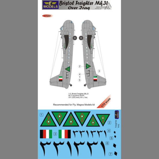 LF Models C72261 1/72 Bristol Freighter Mk.31 over Iraq
