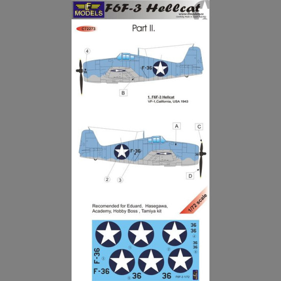 LF Models C72273 1/72 F6F-3 Hellcat part II.