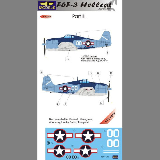 LF Models C72274 1/72 F6F-3 Hellcat part III.