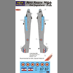 LF Models C72276 1/72 Avro Anson Mk.I. over Yugoslavia