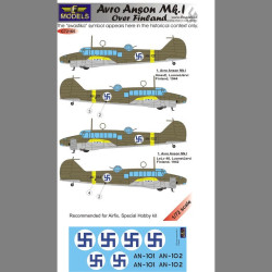 LF Models C72278 1/72 Avro Anson Mk.I. over Findland