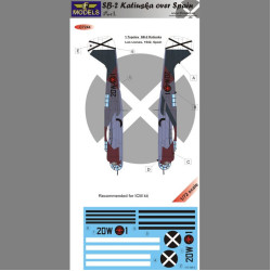 LF Models C7244 1/72 Tupolev SB-2 over Spain