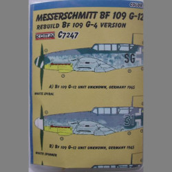 LF Models C7247 1/72 Captured Bf 109G Part I.