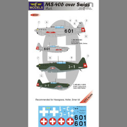 LF Models C7257 1/72 MS-406 over Swiss
