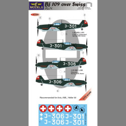 LF Models C7266 1/72 Bf 109 over Swiss V.