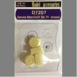 LF Models D7207 1/72 Savoia Marchetti SM.79 weighted wheels