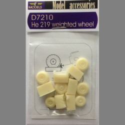 LF Models D7210 1/72 Heinkel He 219 weighted wheels