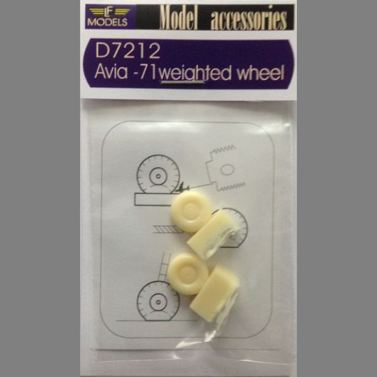 LF Models D7212 1/72 Avia B-71 weighted wheels