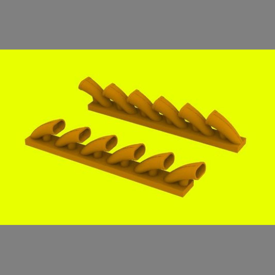 LF Models 3D7202 1/72 Hawker Tempest Mk.V/VI exhaust stacks