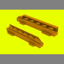 LF Models 3D7206 1/72 Messerschmitt Bf 109G/K exhaust stacks (AZ Model)