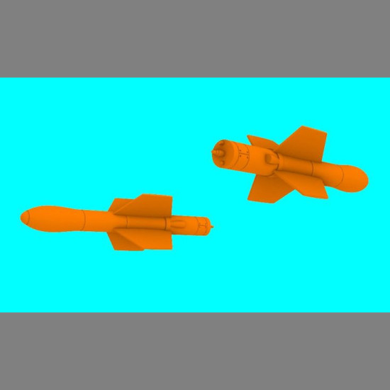 LF Models 3D7211 1/72 AS.12 missile 2pcs