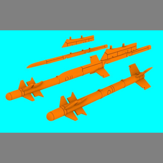 LF Models 3D7213 1/72 MATRA G.550 Magic air-to-air missile incl. launch pod 2 pcs