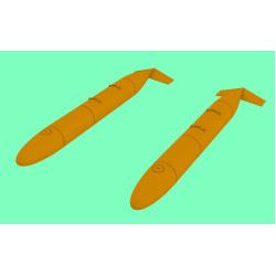 LF Models 3D7216 1/72 Fuel tanks 257l 2pcs