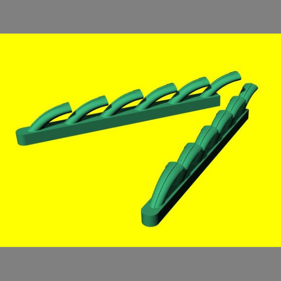 LF Models 3D7223 1/72 Ju 87D/G exhaust stacks (Academy, Special Hobby)