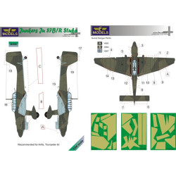 LF Models M2406 45681 Junkers Ju-87B/R Camouflage painting mask