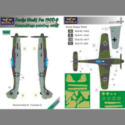 LF Models M2408 45681 Focke Wulf Fw 190D-9 Camoufkage painting mask