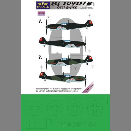 LF Models M3205 1/32 Bf 109D/E over Swiss