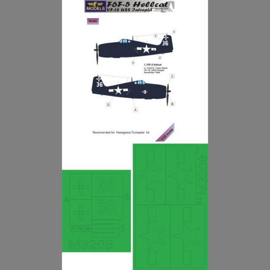 LF Models M3208 1/32 F6F-5 USS Intrepid
