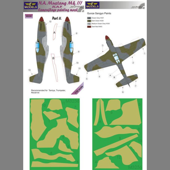 LF Models M3236 1/32 N.A. Mustang Mk.III RAF Part II
