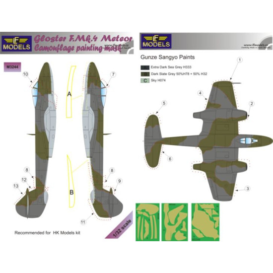 LF Models M3244 1/32 Gloster Meteror F.Mk.4