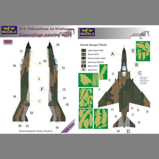 LF Models M3250 1/32 McDonnell Douglas F-4 USAF in Vietnam