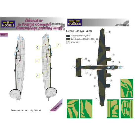 LF Models M3251 1/32 Consolidated Liberator Coastal Command