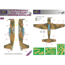 LF Models M3287 1/32 A-35 RAF / RAAF Camouflage Painting Mask