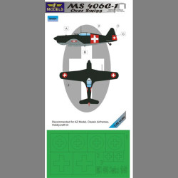 LF Models M4804 1/48 MS 406C-1 over Swiss