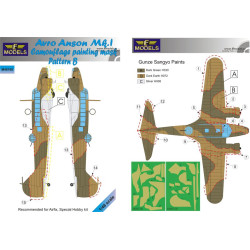 LF Models M48108 1/48 Avro Anson Mk.I. Pattern B Camouflage Painting Mask