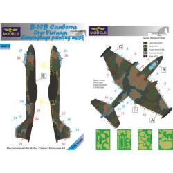 LF Models M48115 1/48 B-57B Canberra over Vietnam Camouflage Painting Mask