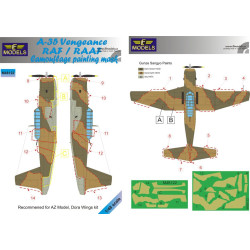 LF Models M48122 1/48 A-35 RAF / RAAF Camouflage Painting Mask