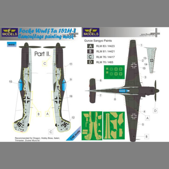LF Models M4856 1/48 Focke Wulf Ta 152H-1 Part II.
