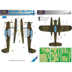 LF Models M4884 1/48 Arado Ar 196A Camouflage Painting Mask