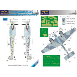 LF Models M4893 1/48 Messerschmitt Bf 110G Camouflage Painting Mask