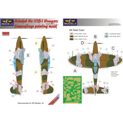 LF Models M72115 1/72 Heinkel He 112 over Hungary