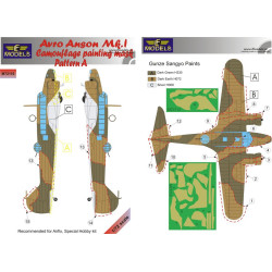 LF Models M72116 1/72 Avro Anson Mk.I. Pattern A Camouflage Painting Mask