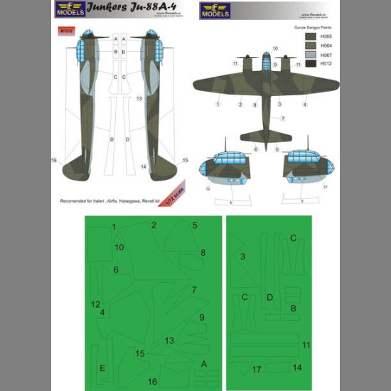 LF Models M7212 1/72 Junkers Ju 88A-4