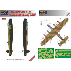 LF Models M72135 1/72 Lancaster Mk.I. / III. Camouflage Painting Mask
