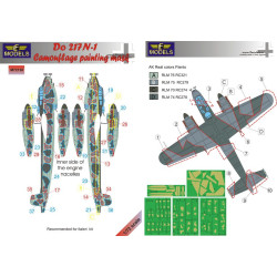 LF Models M72138 1/72 Do 217N-1 Camouflage Painting Mask