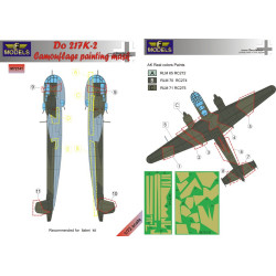 LF Models M72141 1/72 Do 217K-2 Camouflage Painting Mask
