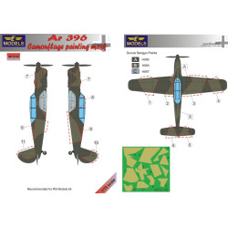 LF Models M72142 1/72 Ar 396 Camouflage Painting Mask