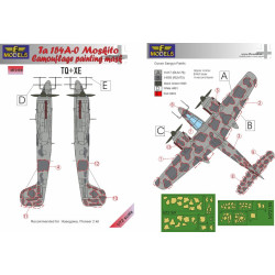 LF Models M72159 1/72 Ta 154A-0 Moskito Camouflage Painting Mask