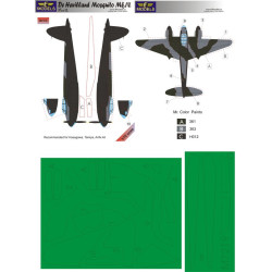 LF Models M7219 1/72 D.H. Mosquito Mk. IV part II.