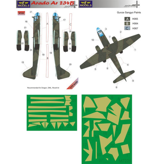 LF Models M7226 1/72 Arado Ar 234B